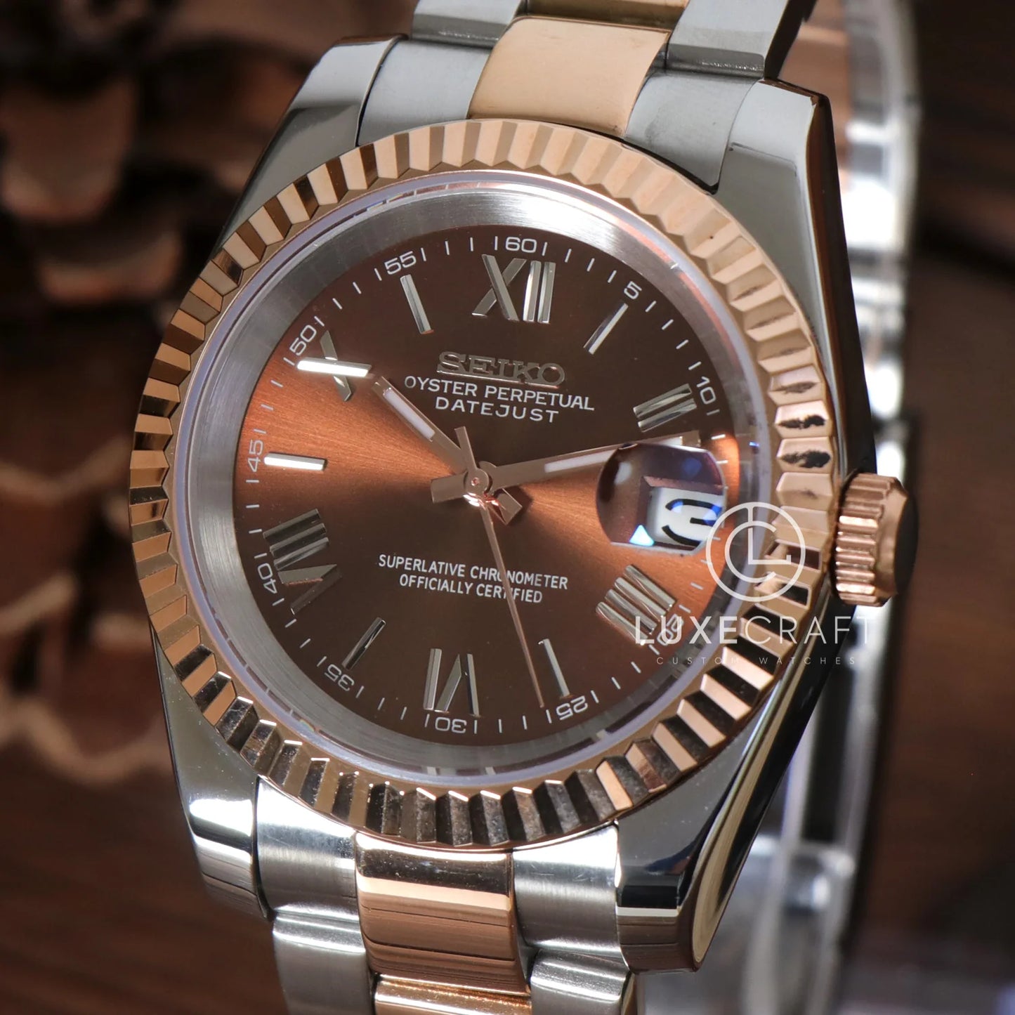 SEIKOJUST CHOCOLATE ROMAN (TWO TONES)