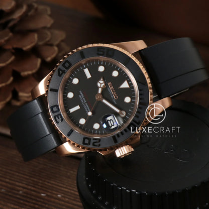SEIKOMARINE ROSE GOLD - BLACK