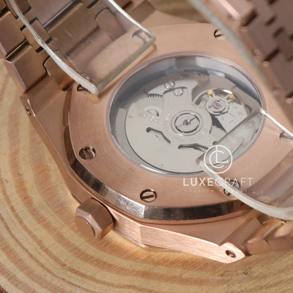 ROYAL SEIKOAK ROSE GOLD BLACK