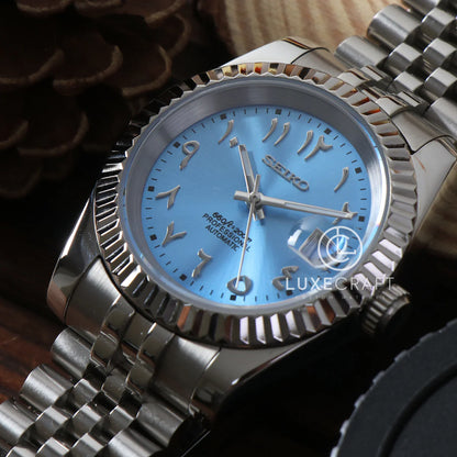 SEIKOJUST ICE BLUE ARABIC