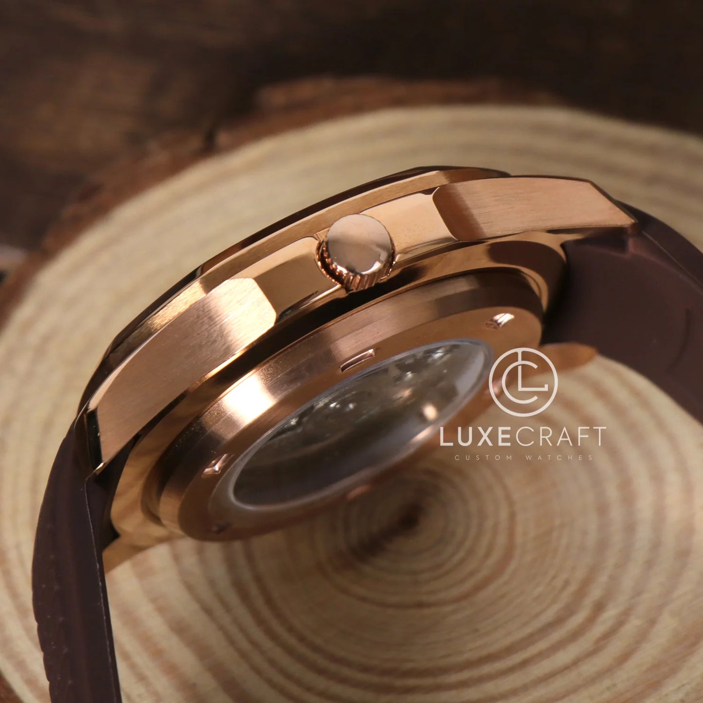 SEIKONAUT BROWN (ROSE GOLD)