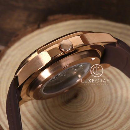 SEIKONAUT BROWN (ROSE GOLD)