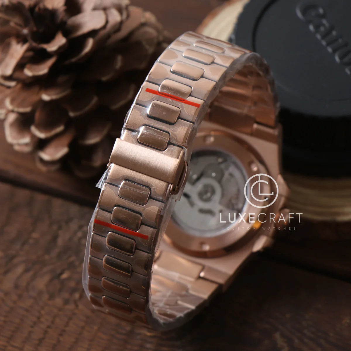 NAUTIKO ROSE GOLD BROWN