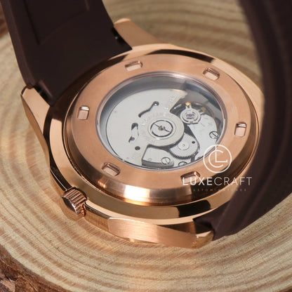 SEIKONAUT BROWN (ROSE GOLD)