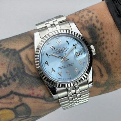SEIKOJUST ICE BLUE ARABIC
